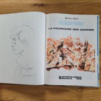 BD Dédicace Bernard Prince 7. La Fournaise Des Damnés