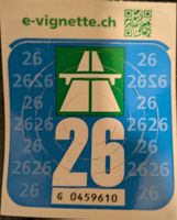 Autobahn Vignette 2026 Schweiz 