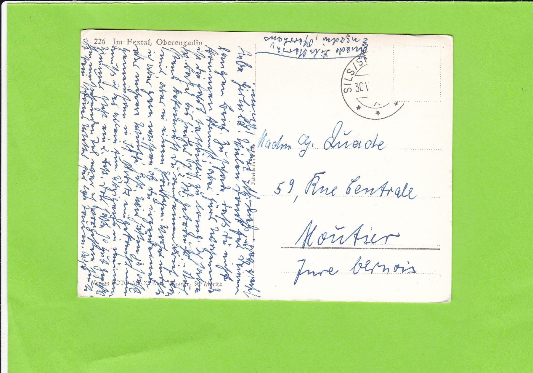 Cartoline postali: Im Fextal – Usato da St. Peterzell venduto da neckertal 1
