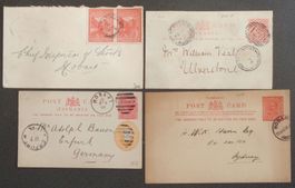 TASMANIA: 4 Postal Items, 1893–1906