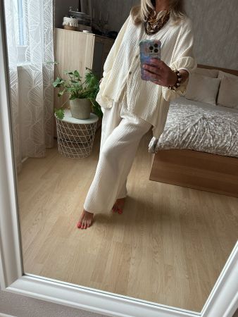 Wunderschöne stylische Bluse aus 100% Cotton Gr.S-XL