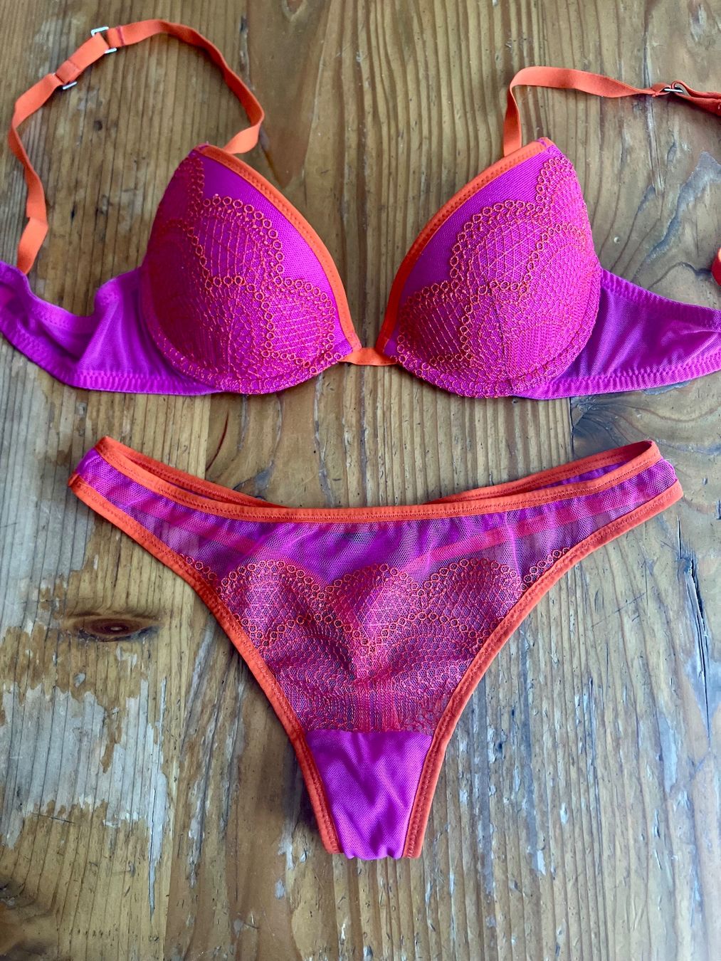 La Perla Altra biancheria intima: La Perla STUDIO BH, Pink/Orange, 32B/70B – Usato da Zürich venduto da mou_j96c 4