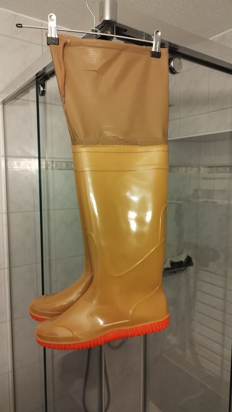 Scarpe da uomo: Gummistiefel mit Schnürstulpe Grösse 44 – Nuovo e nell'imballaggio originale da Zollikofen venduto da Reiterglueck 1