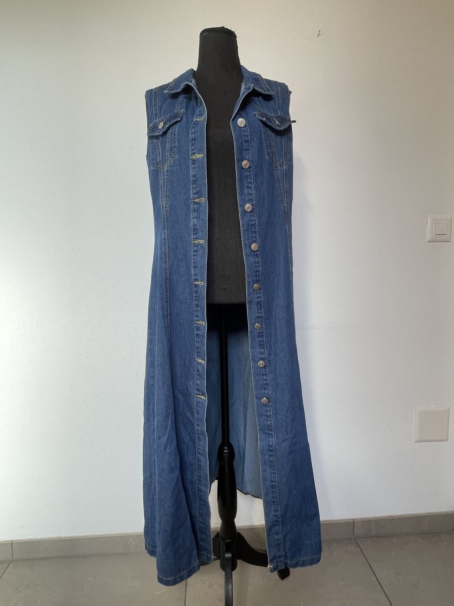 Vestiti: Maxikleid, Maxiweste aus Denim – Nuovo (secondo la descrizione) da Sigriswil venduto da ck56 1
