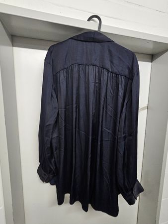 Elegante Damen Bluse, Dunkelblau, Gr. L, Top Zustand!
