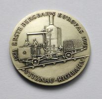 1. Bergbahn in Europa 1871, Vitznau-Rigibahn - Silber/argent