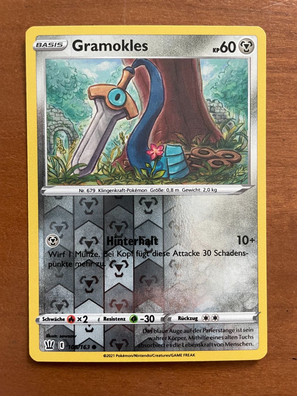 Pokémon Carte collezionabili: Pokemon Gramokles Reverse (Versand gratis) – Nuovo (secondo la descrizione) da Chur venduto da Angerson