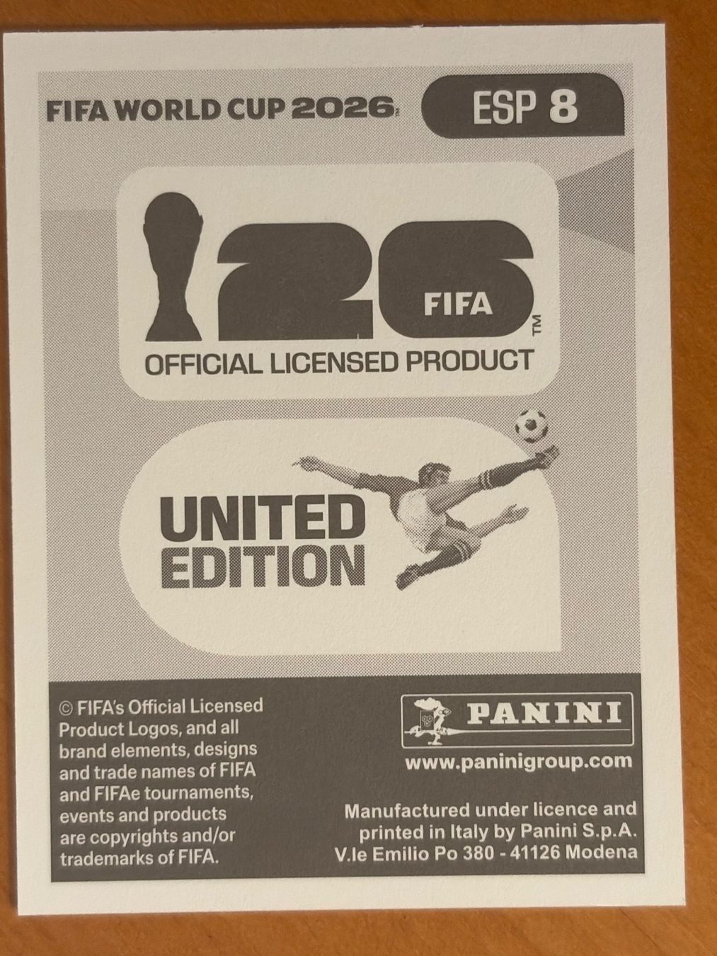 Panini Carte collezionabili: Panini ESP8 – Nuovo (secondo la descrizione) da Susten venduto da Rechnun 1