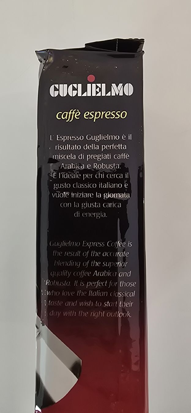 Cibi & Specialità: Caffè Guglielmo Espresso - Miscela pregiata classico - 250g – Nuovo e nell'imballaggio originale da Bioggio venduto da Swisscup 2