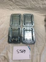 4x Deckelfeststeller in Schale für Flightcases (S569)