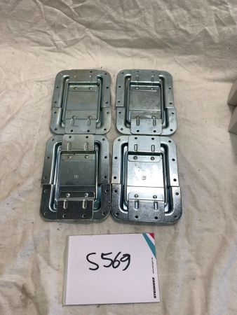 4x Deckelfeststeller in Schale für Flightcases (S569)