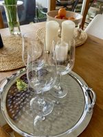 Riedel Wine Glasses Set Transparent Used Condition