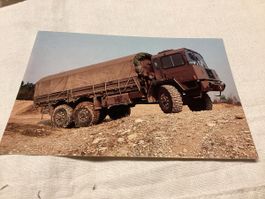 Saurer 6 x 6  Lastwagen carte postale