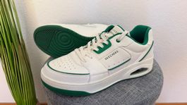 Skechers Sneaker Weiss/Grün – Retro Basketball Style