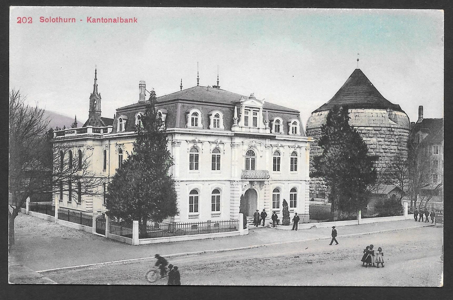 Cartoline postali: Solothurn Kantonalbank coloriert – Usato da Olten venduto da clotaldi