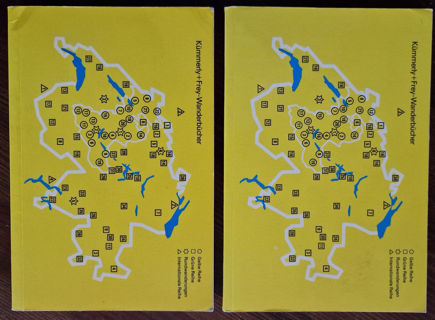 Libri: 2 Wanderbücher  -  Thunersee  -  Brienzersee – Usato da Röthenbach i. E. venduto da Heureka5 1
