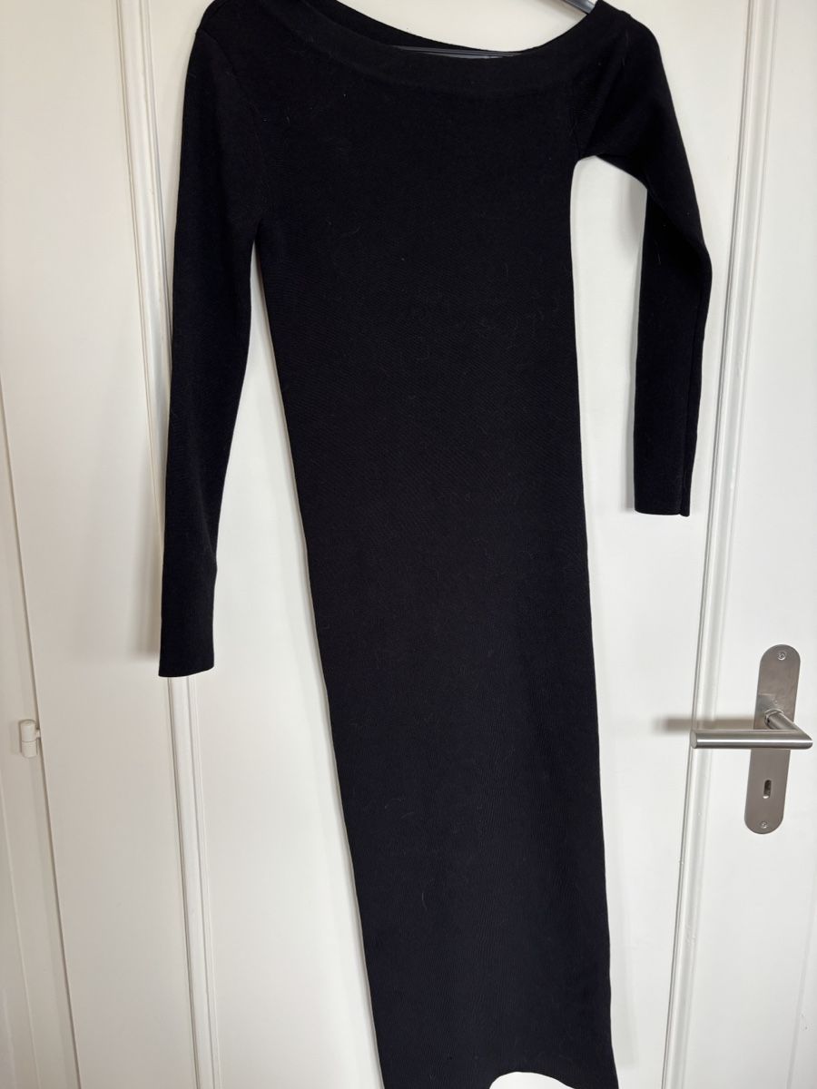 Zara Vestiti: Robe noire à manches longues – Usato da Genève venduto da bha_jcf5