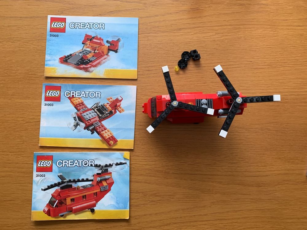 LEGO Creator 3in1 Roter Helikopter 31003 (Gebraucht) in Edlibach für ...