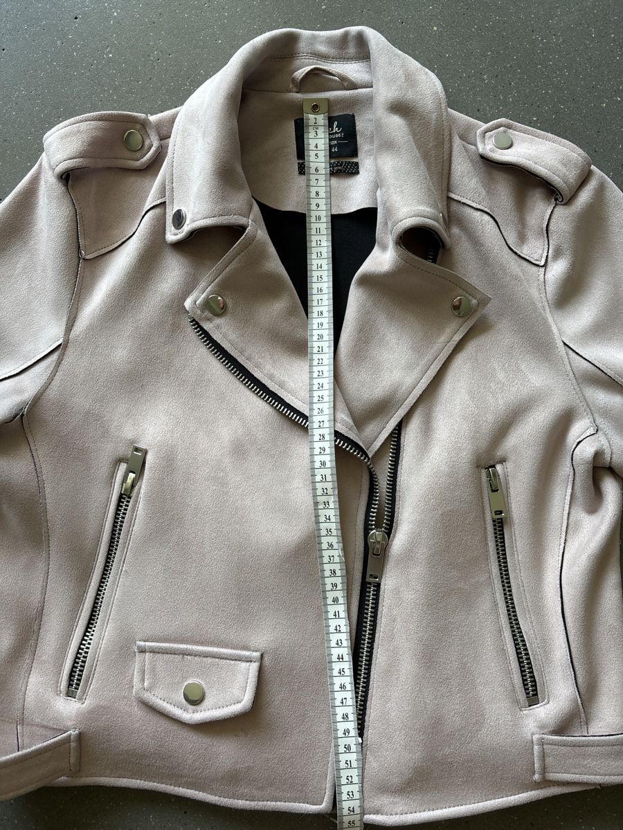 Giacche: Kunst-Wildlederjacke Gr. 44 Rosé Übergangsjacke – Nuovo e nell'imballaggio originale da Bäretswil venduto da Viechel 3