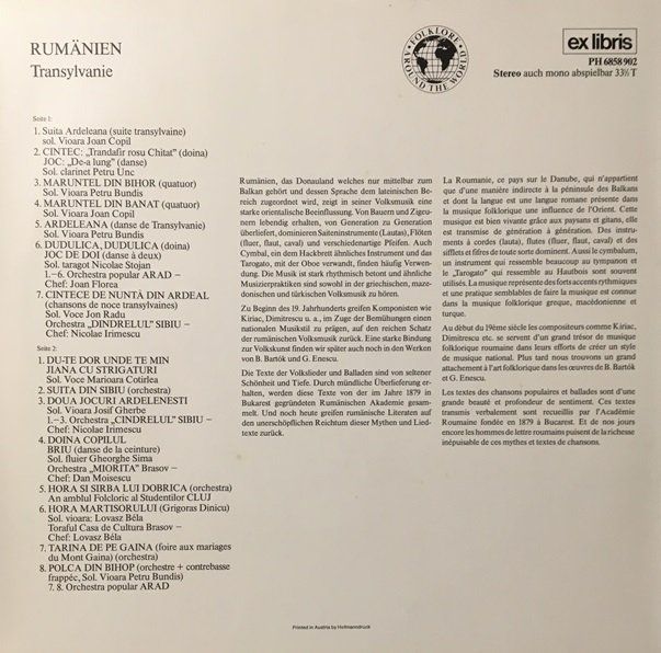 Dischi in vinile: Rumänien (LP) – Usato da Grüningen venduto da azulgrisvinyl 1