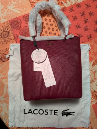 LACOSTE shoulder bag NF3215CE New!