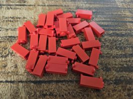 lego 3581 lot de 30 pièces Red Brick, Modified 1 x 1 x 2