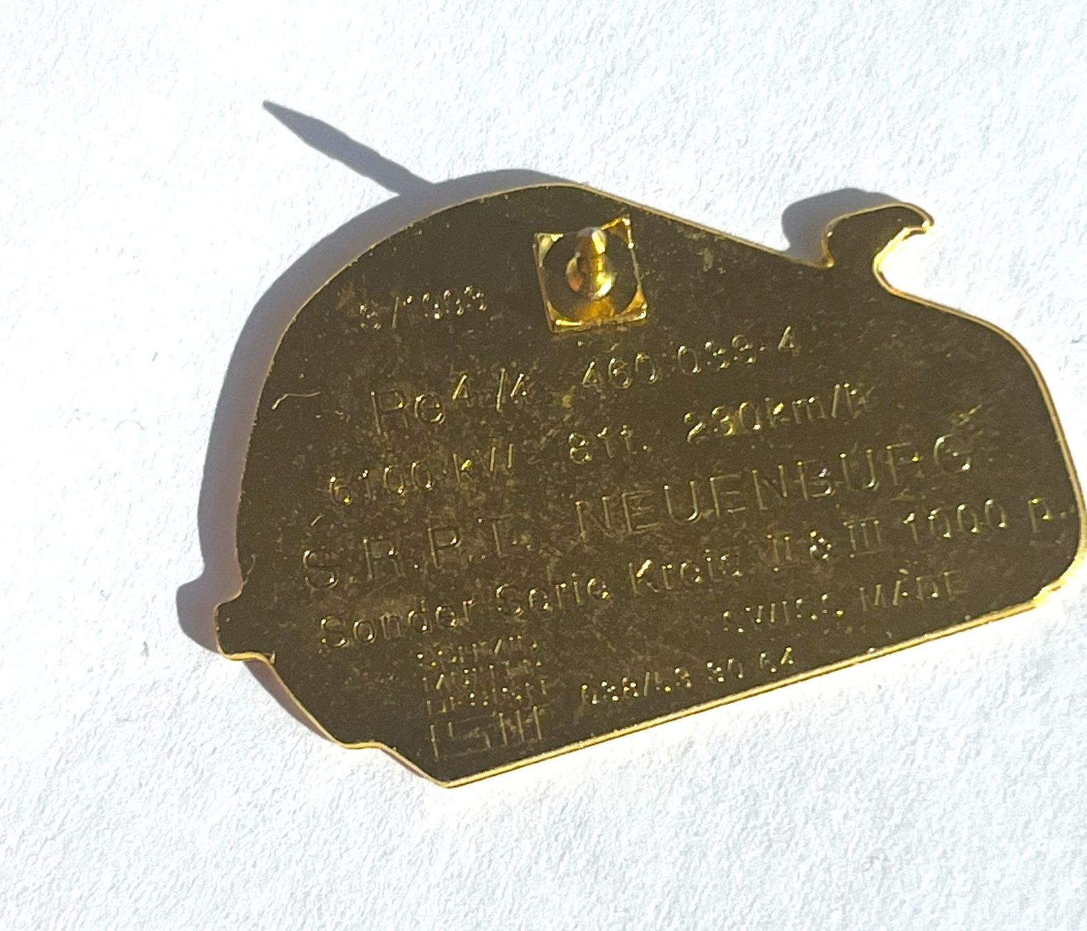 SBB/CFF/FFS Placchette & Badge: SBB Lokomotive Schmid Müller limitiert – Usato da Kriens venduto da TSCH1 1
