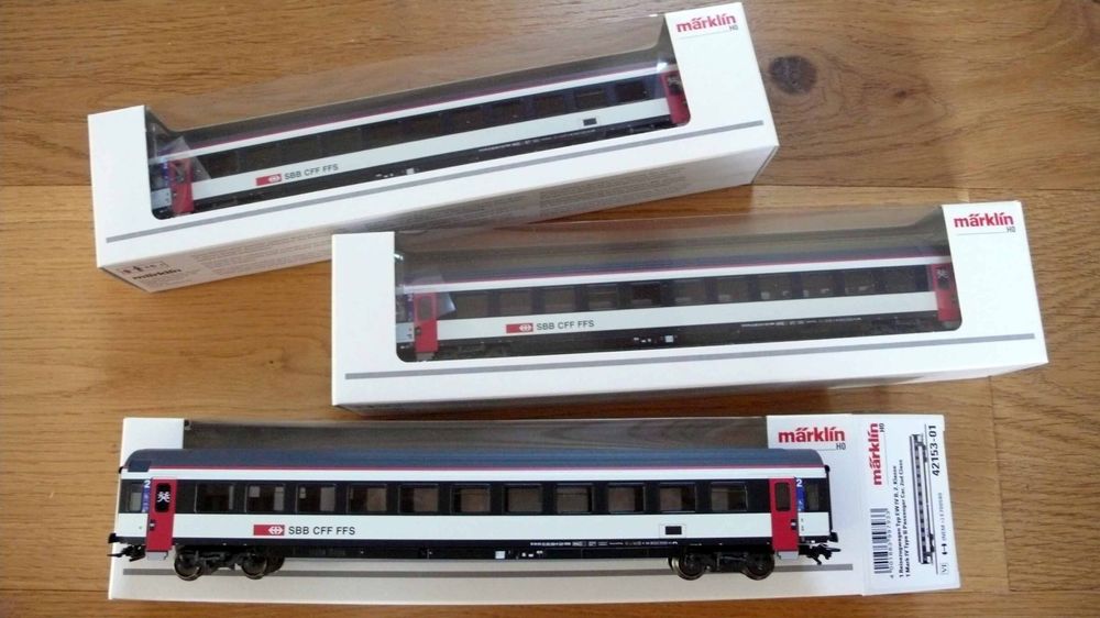 Märklin Trains électriques: Märklin 42153/42154/42177 - 6-tlg. EW IV-Pendel SBB -NEU/OVP – Neuf avec emballage d'origine à Aarau par Uilleannpiper 3