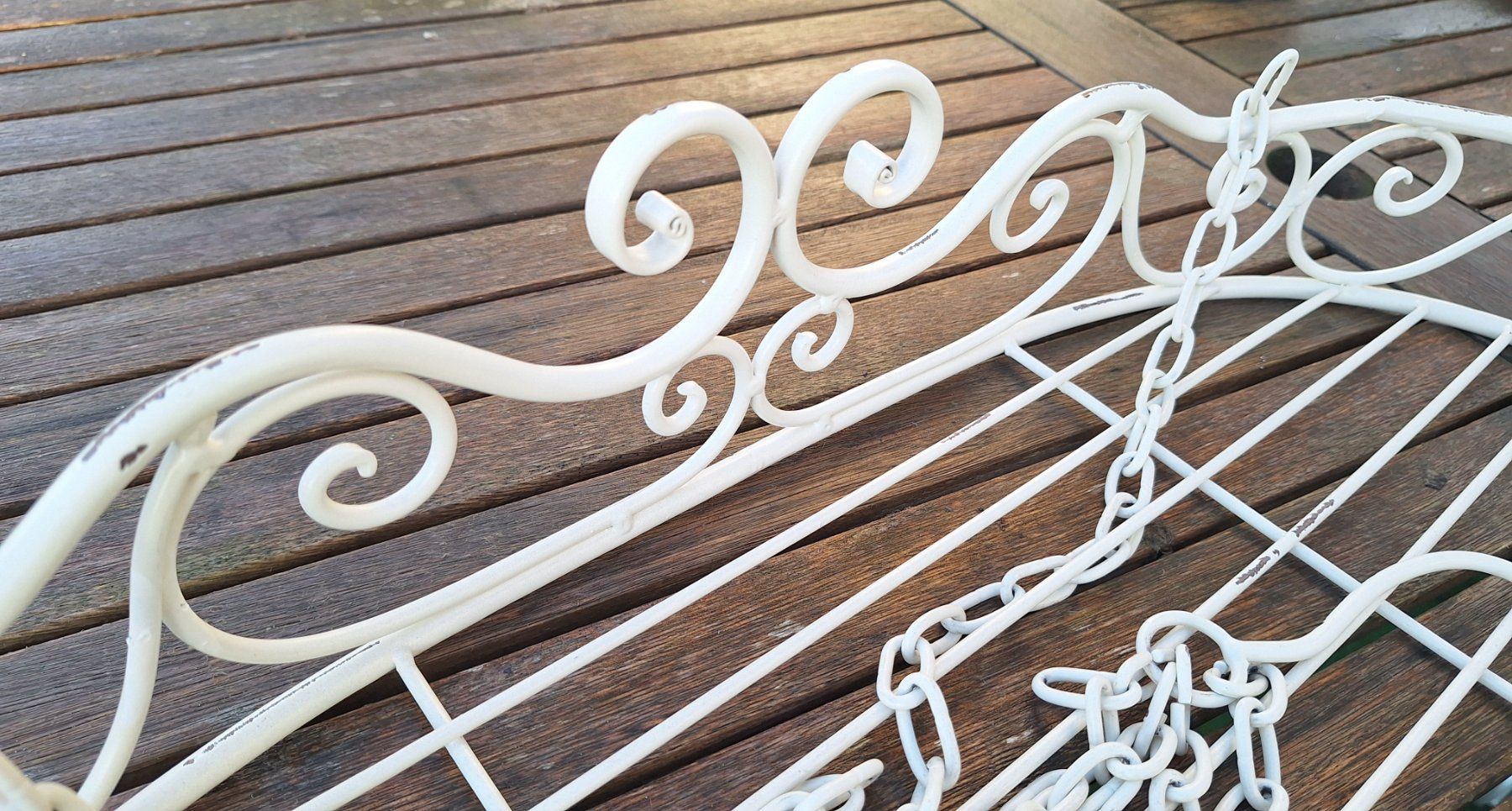 Sonstiges für Haushalt & Wohnen: Hängekorb aus Metall, Shabby Chic – Neu (gemäss Beschreibung) aus Weinfelden von JoeBaer 2