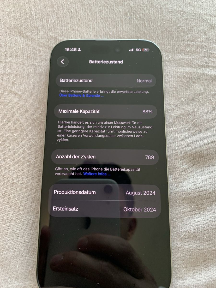 Apple Telefoni cellulari / Smartphones: Iphone 16 Pro 256gb Natural – Usato da Frauenfeld venduto da F.Uka 1