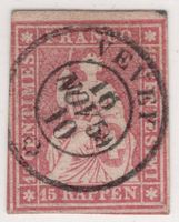 Strubel mit perfektem VOLLSTEMPEL von VEVEY, TOP!