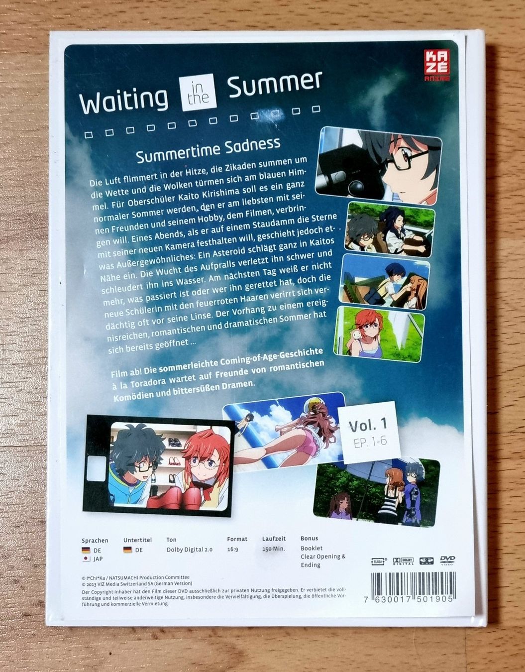 Tutti i DVDs: DVD anime "Waiting in the Summer" - Vol.1 – Nuovo (secondo la descrizione) da Effretikon venduto da lenalisa63 1