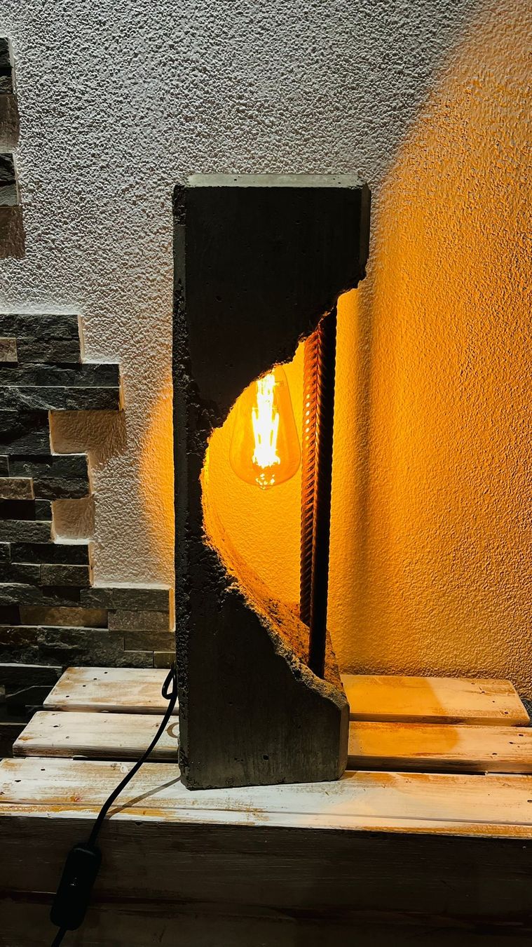 Lampade: Betonlampe – Nuovo e nell'imballaggio originale da Buttisholz venduto da Silu.99 4