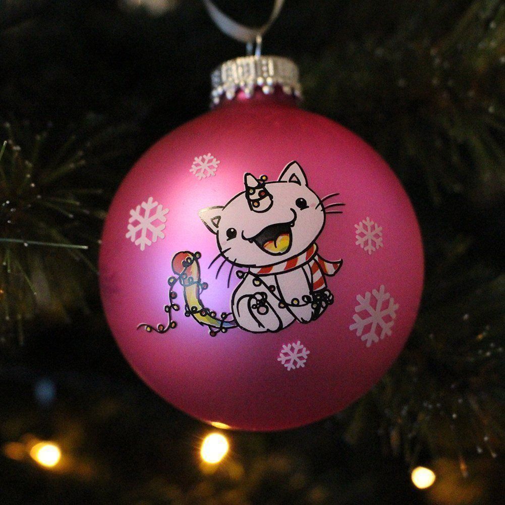 Tutte le decorazioni: pummeleinhorn Weihnachtskugeln (3er Set) gemischtes Set – Nuovo e nell'imballaggio originale da Buchs SG venduto da Billikatze5 3