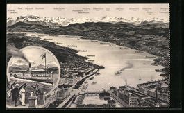 Zürich, Dampfschifffahrt auf dem Züric