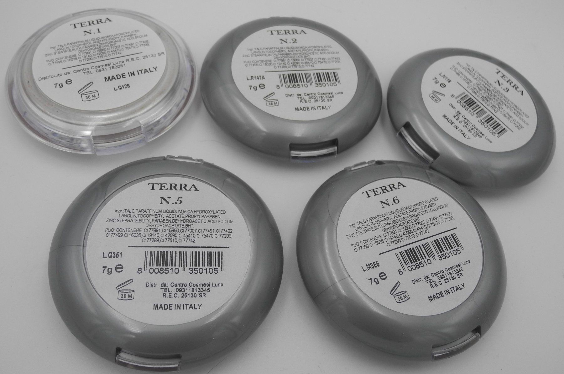Make-up: Luna Cosmetics 5 Stk. Terra Compact, Nr. g12 – Neu (gemäss Beschreibung) aus Kottwil von Crazyrolf 2