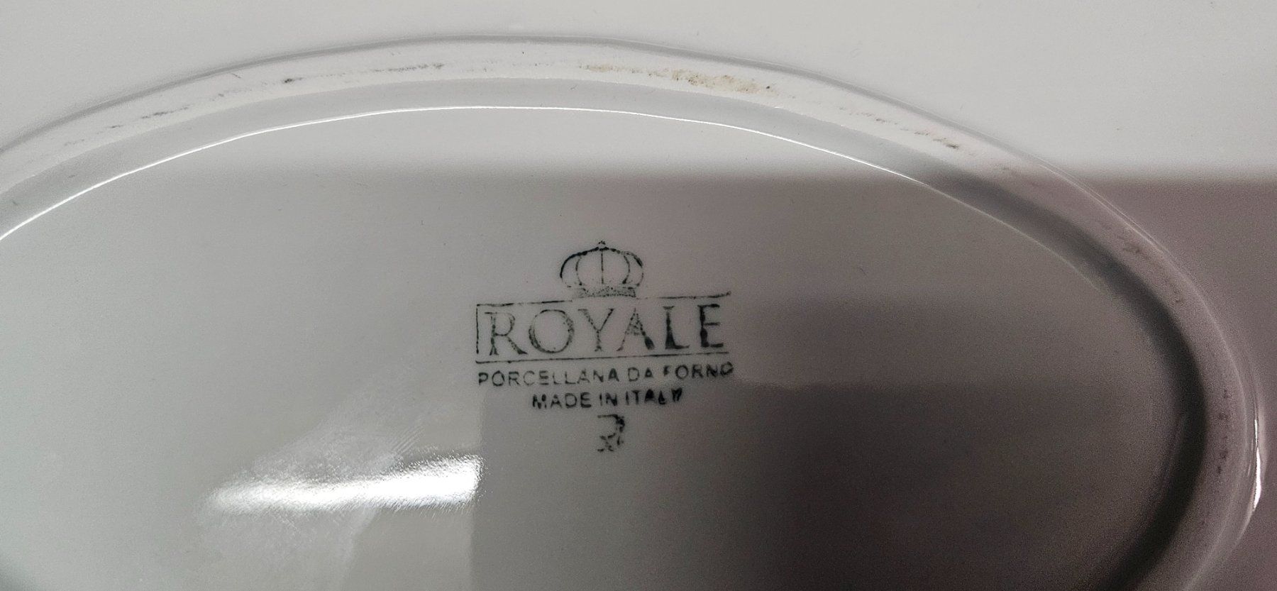Piatti di portata: Weisse Servierplatte 40 x 28 cm von Royale – Usato da Basel venduto da Allerlei-Basel 3