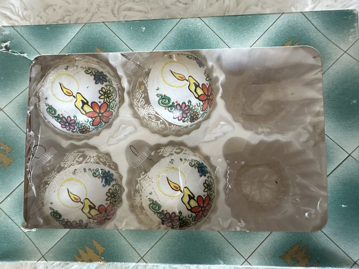 Toutes les décorations: Antike Glaskugeln Weihnachtsbaumschmuck – D'occasion à Oberentfelden par vilibrand 3
