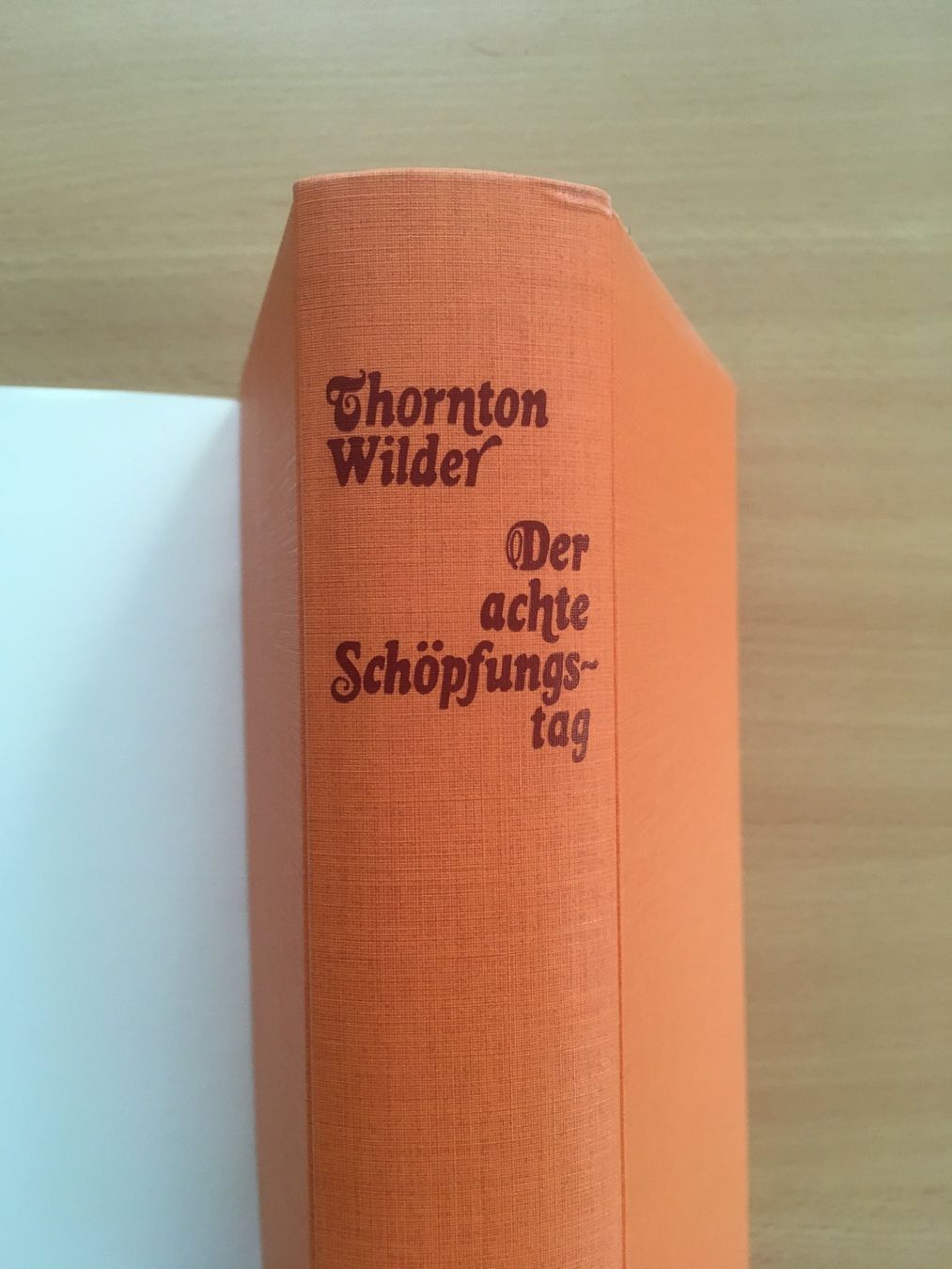 Libri: Der achte Schöpfungstag; Thornton Wilder – Usato da Grenchen venduto da Kogi7 1