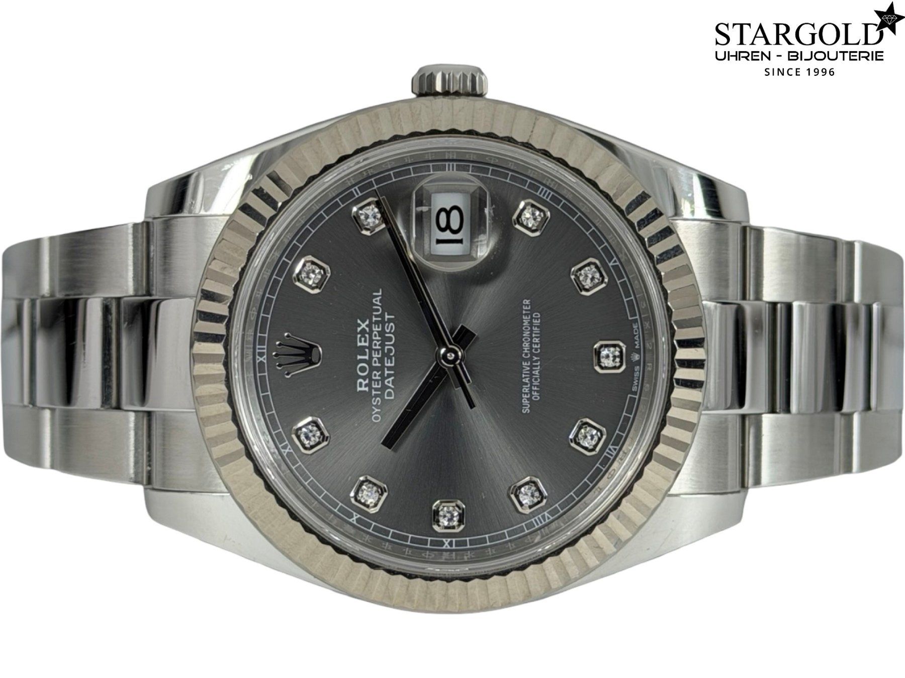 Rolex Orologi: Rolex Datejust 41 mit Diamanten - 126334 – Usato da Zürich venduto da Stargold-Uhren 4