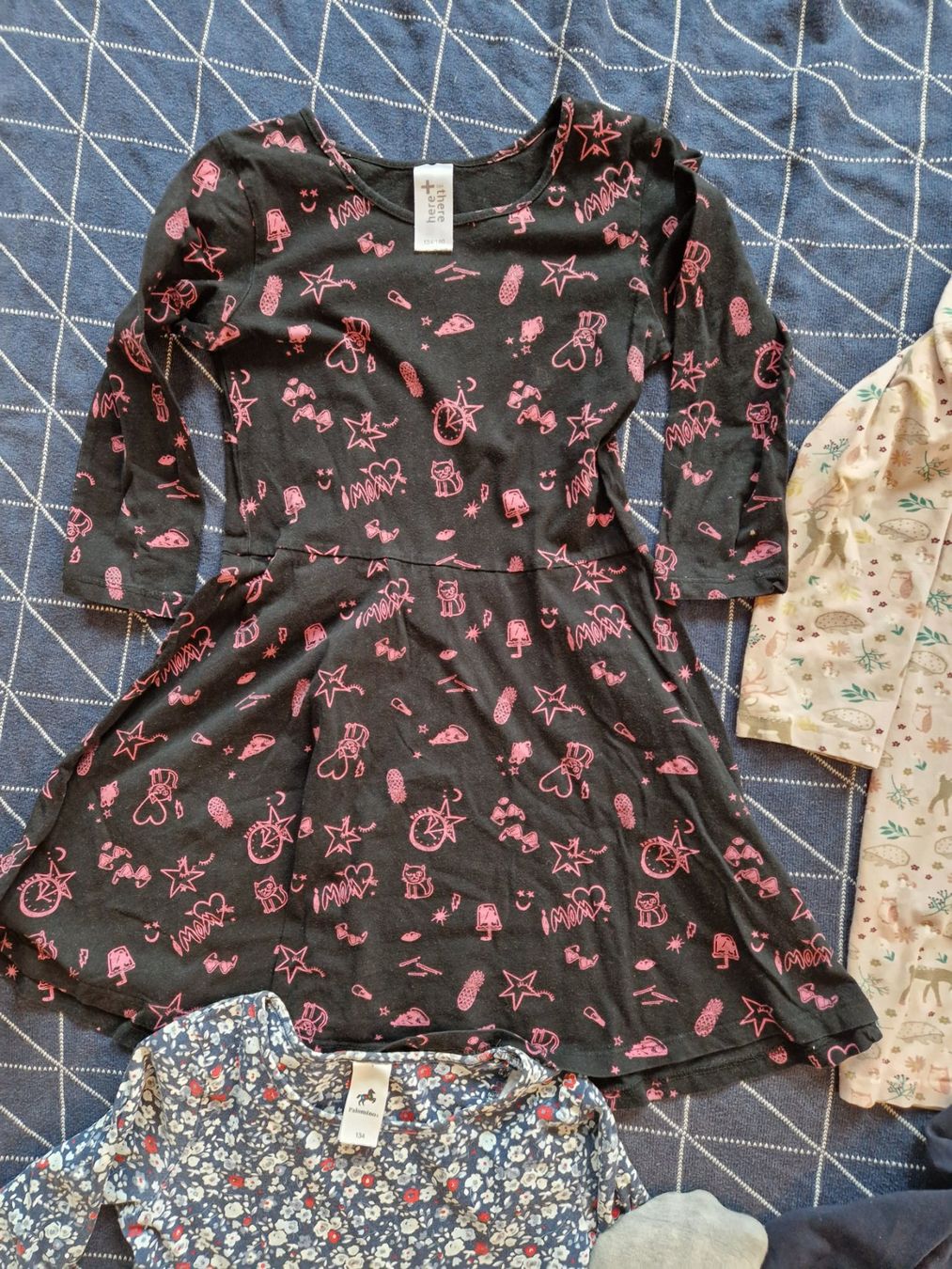 Vestiti & Gonne: Set 4x Kleid langarm 122/128 – Usato da MUEHLAU venduto da ibo_5c7d 4