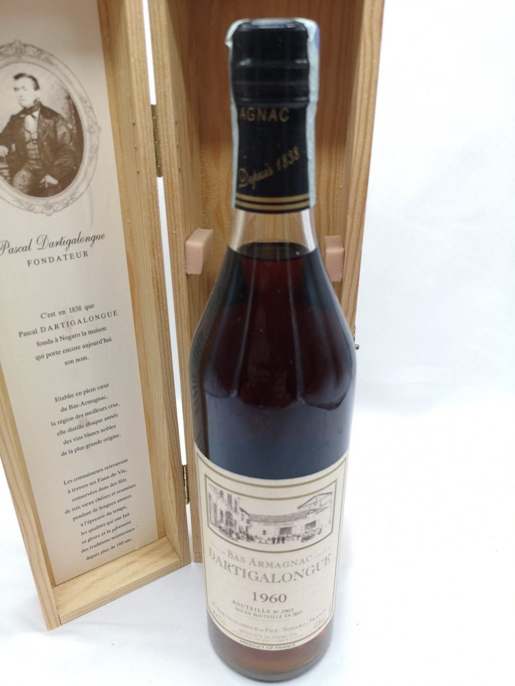 Bevande alcoliche: ARMAGNAC millésime 1960 / SUPER OFFRE !!! – Nuovo e nell'imballaggio originale da Bulle venduto da italicum 2