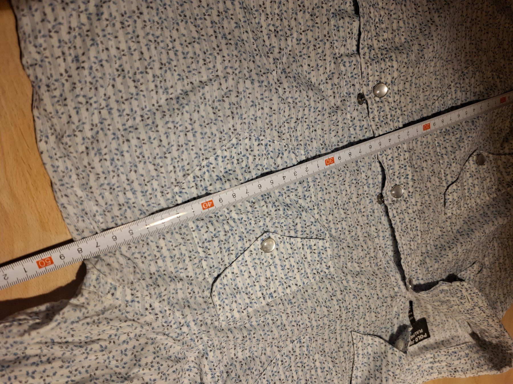 Ralph Lauren Blusen: Polo Jeans Co. Hemd, Gr. L,  hellblau gemustert – Gebraucht aus Goldach von Helen2017 7