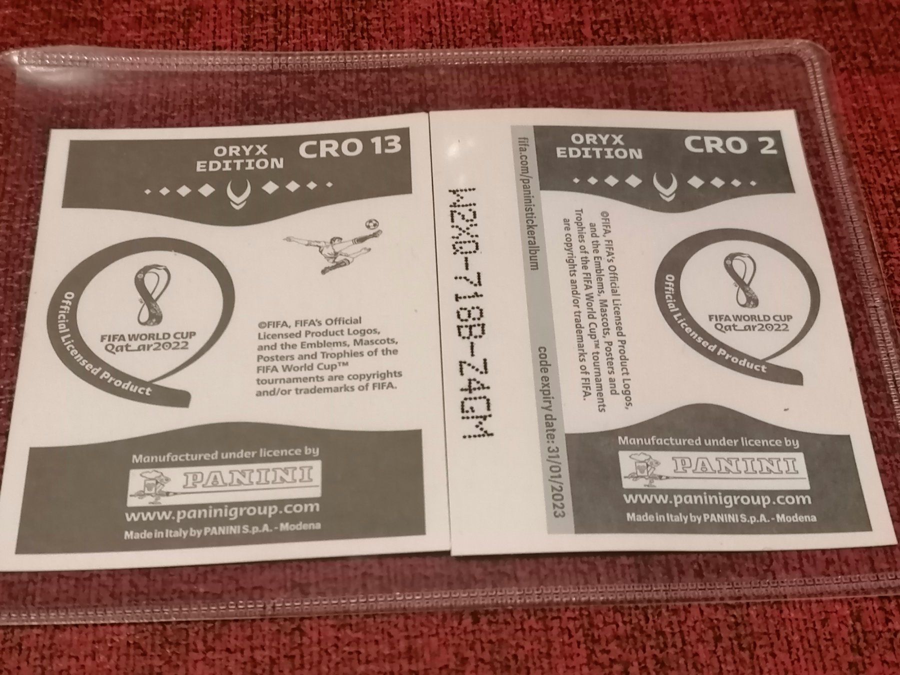 Panini Carte collezionabili: Panini WM 2022 MODRIC und WAPPEN CRO – Usato da Balsthal venduto da roh_dt72 1