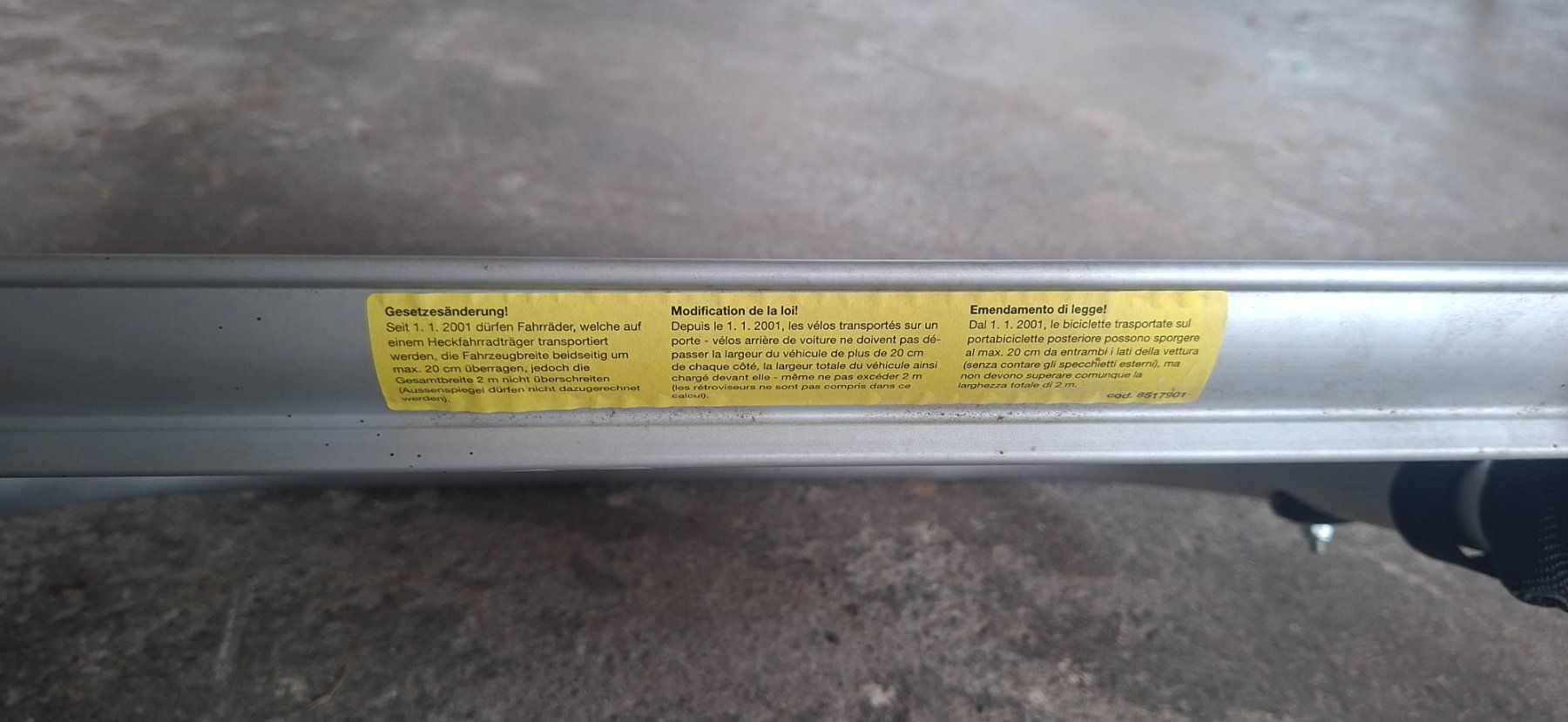 Autres accessoires p. véhicule: Fahrradheckträger – D'occasion à Sattel par SchulerTS 3