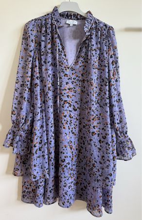 Robe &Other Stories, lilas imprimée léopard, taille 36.