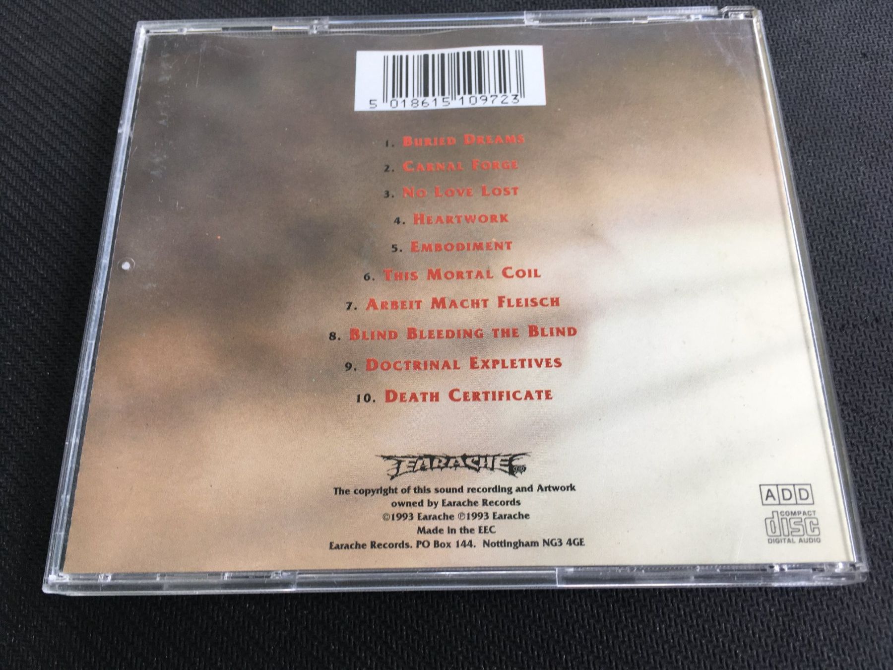 CDs: Carcass - Heartwork -CD- – Gebraucht aus St.Gallen von MedienJoe 2