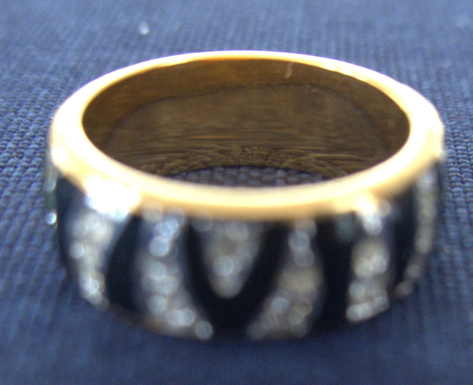Anelli: Ring Modeschmuck, wahrscheinlich edco, Emaille/Glassteine – Usato da Rheinfelden venduto da bigi0956 1