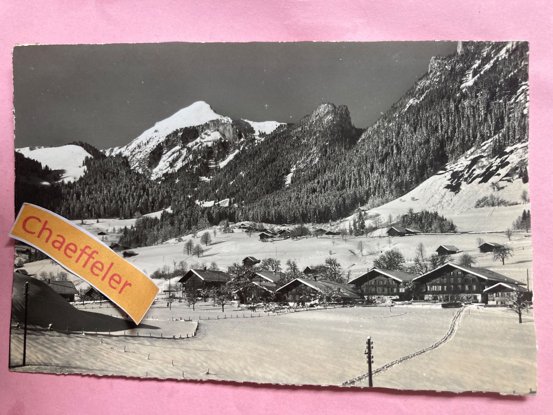 Ansichtskarten: 1965 Oberwil , Zelg mit Arnisch – Gebraucht aus Zürich von Chaeffeler