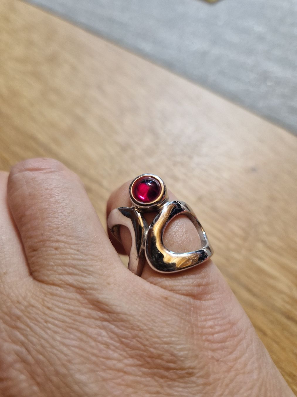 Pierre Lang Bagues: Pierre Lang Ring RH rot  – D'occasion à Lichtensteig par Cocabana_16 1